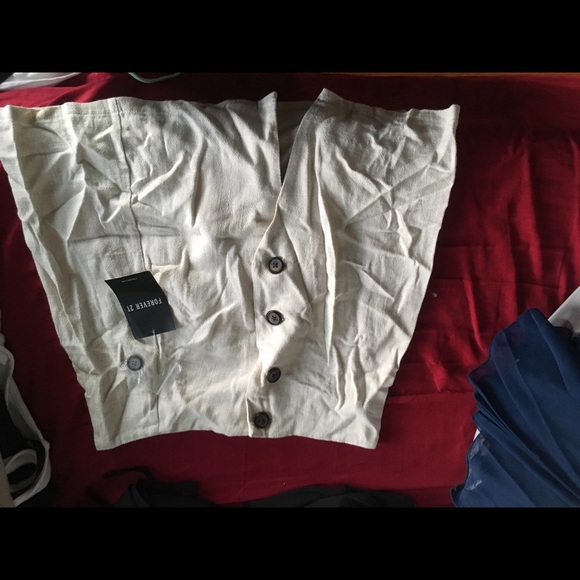 New with tags flirty open button skirt. - Picture 4 of 5